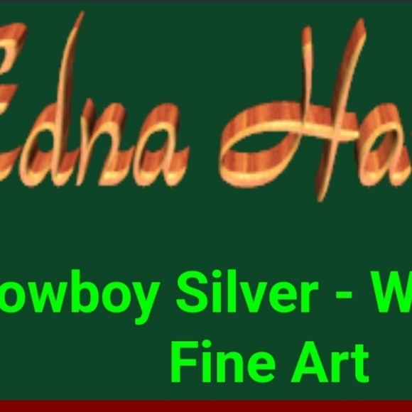 Edna Harper Cowboy 14K Silver and Gold western ring . Size 8.5 - Picture 4 of 4